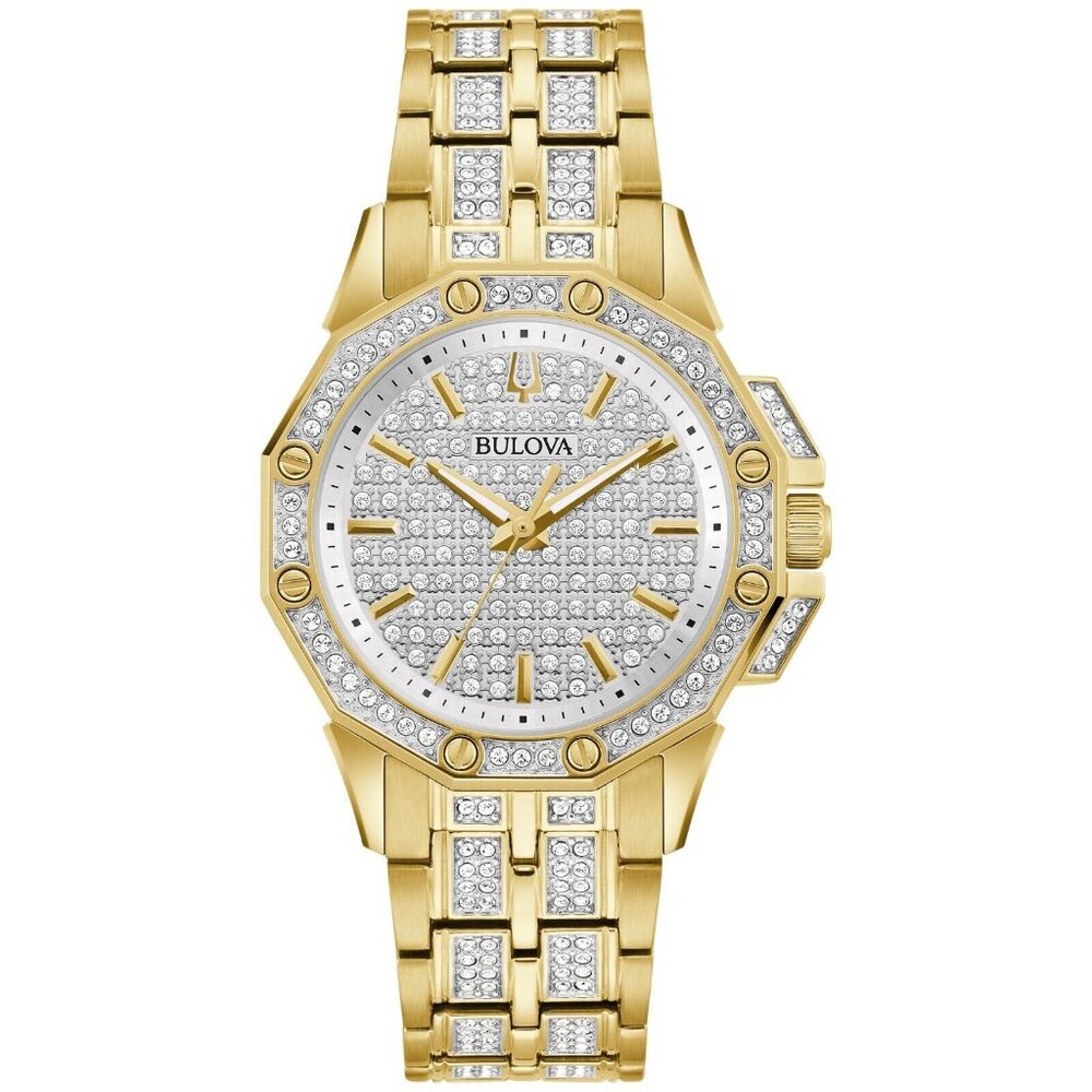 Bulova Diamond Two Tone Watch New